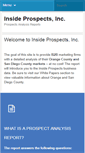 Mobile Screenshot of insideprospectsinc.com